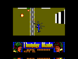 Thunder Blade screenshot 2 for Amstrad CPC